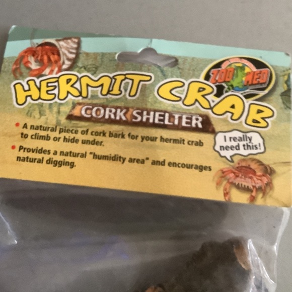 ZooMed Hermit Crab Cork Shelter Pieces - Picture 2 of 3